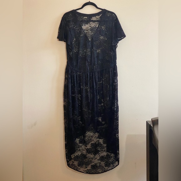 Torrid Maxi Overlay Dress/Coverup - Picture 2 of 3
